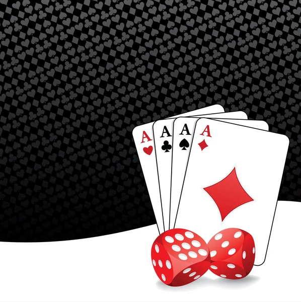 Стилізований тлі азартних ігор — стоковий вектор
