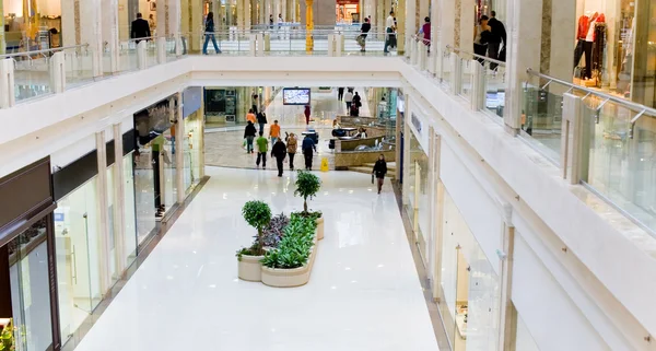 Shopping hall Panorama — Stock Photo, Image