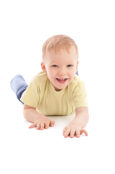 Porträtt av glada pojke — Stockfoto