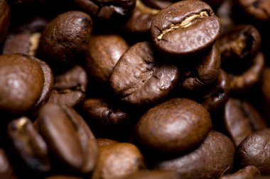 Kavrulmuş kahve çekirdeği.
