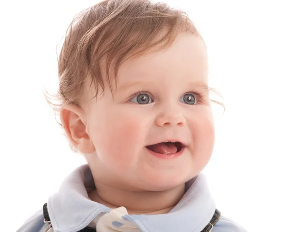 Porträtt av bedårande blue-eyes baby pojke — Stockfoto