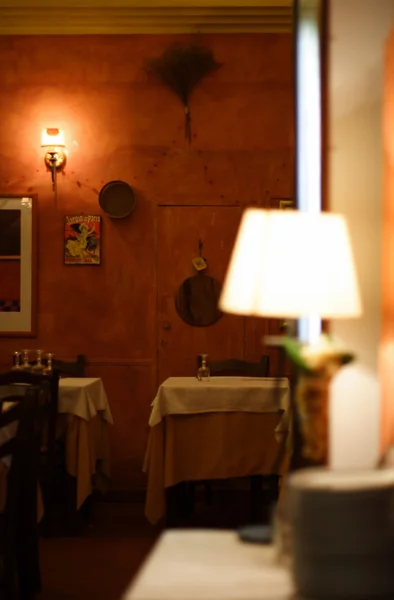 Restaurante italiano romántico —  Fotos de Stock