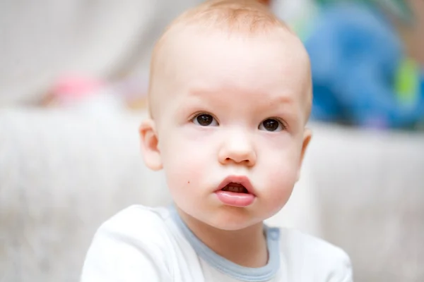 Children's face close-up — Stock Photo, Image