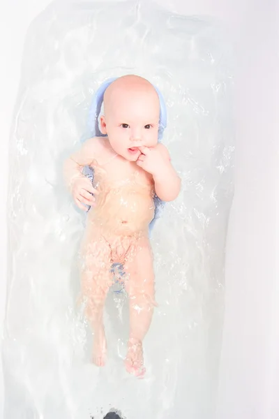 Baby bath-ban — Stock Fotó