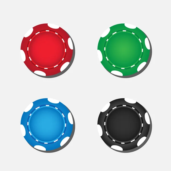 Pokermarker — Stock vektor