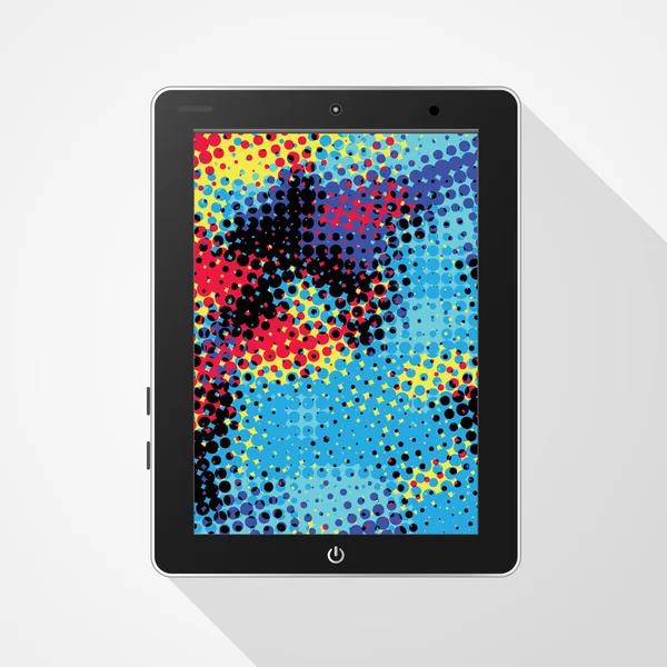 Computador Tablet — Vetor de Stock