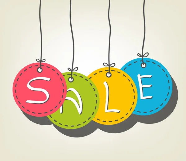 Sale Colorful tags Royalty Free Stock Vectors