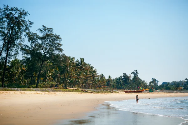 Cena de praia e céu — Fotografia de Stock