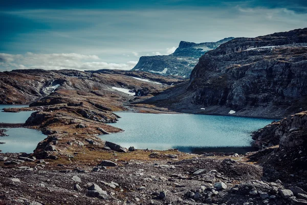 Norveç'te yüksek dağlar — Stok fotoğraf