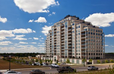 Modern konut yüksek doğmak alt bölümü mahalle bina 