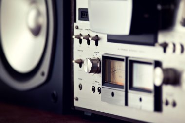 Analog çıkış kontrolü stereo açık reel güverte