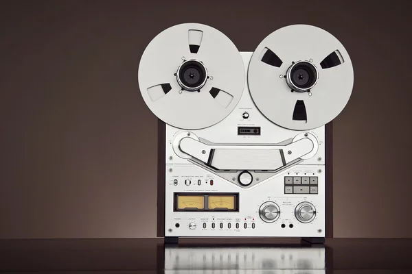 And Stereo Open Reel Teck Recorder Vintage Craft — стоковое фото