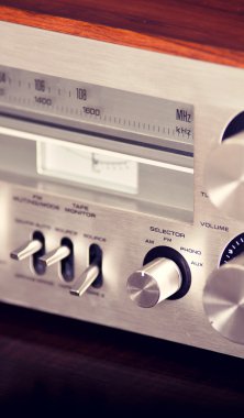Vintage Stereo radyo alıcısı 