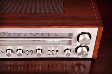 Vintage Stereo radyo alıcısı 