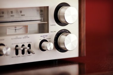 Vintage Stereo radyo alıcısı 