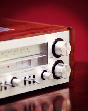 Vintage Stereo radyo alıcısı 