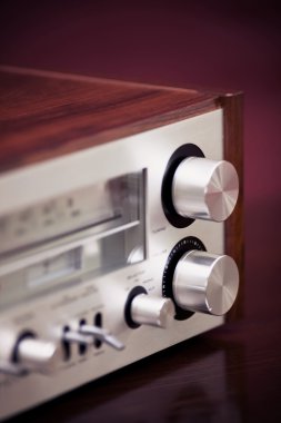 Vintage Stereo radyo alıcısı 