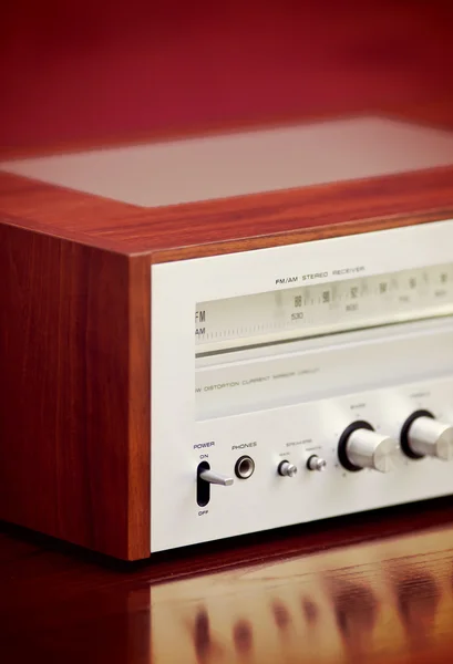 Ricevitore Radio Stereo Vintage — Foto Stock