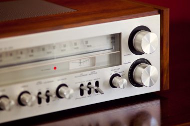 Vintage Stereo radyo alıcısı 