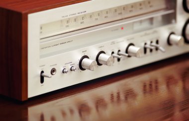 Vintage Stereo radyo alıcısı 