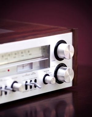 Vintage Stereo radyo alıcısı 