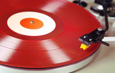 Analog stereo pikap vinil plak çalar