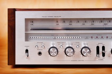Vintage Stereo radyo alıcısı