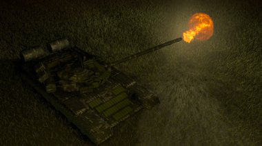 Tank vurdu
