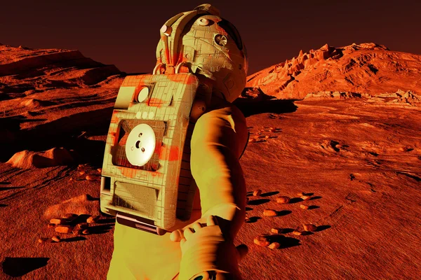 Segue-me até Marte — Fotografia de Stock