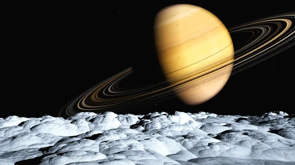 Saturno en el paisaje — Foto de Stock