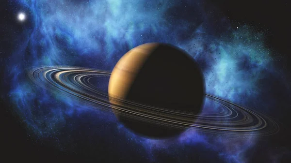 Image Planète Saturne Illustration — Photo