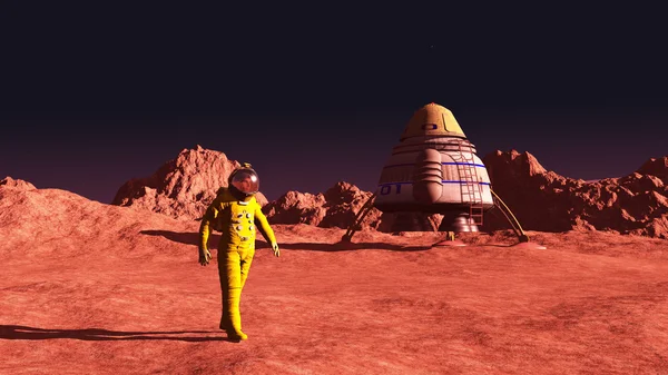 Su Marte — Foto Stock
