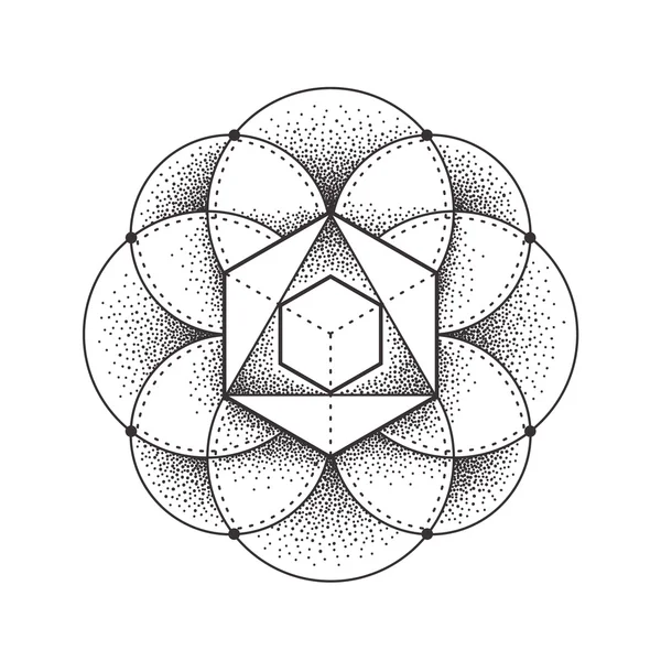 Vector Sacred Geometry — Stock Vector