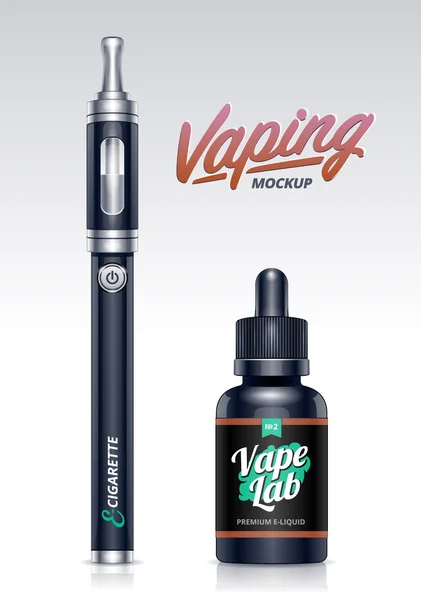 Vaping-Vector-Attrappe — Stockvektor