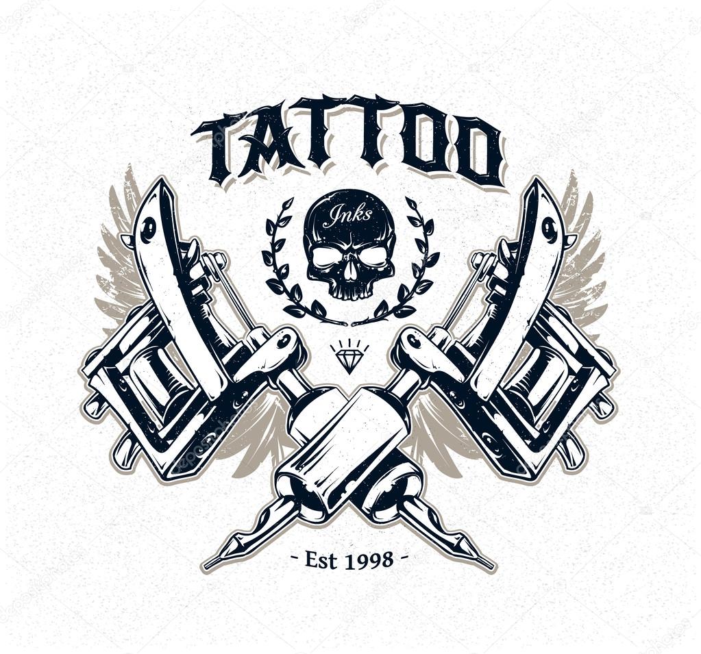 Vektorgrafiken Tattoo Machine Vektorbilder Tattoo Machine Depositphotos