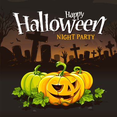 Cadılar Bayramı kartı tasarımı