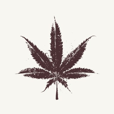 Vektör marihuana yaprağı
