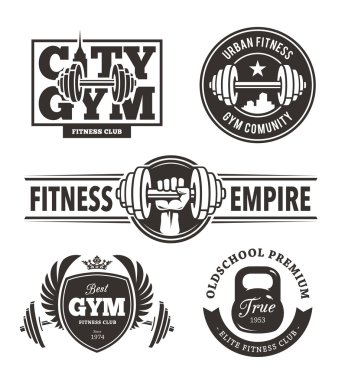 Fitness amblem seti