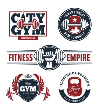 Fitness amblem seti