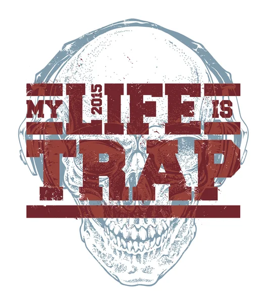 Trap Typography — Stockový vektor