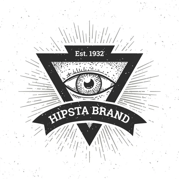 Hipster-Banner — Stockvektor