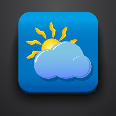 Hava sembol simgesini mavi