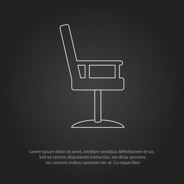 Doğrusal berber Icons set. Web ve mobil kullanıcı arabirimi kullanmak için evrensel saç modeli simgesi