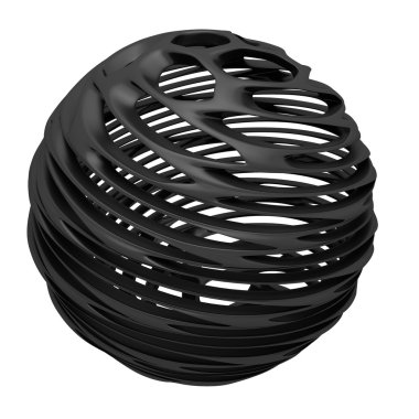 Bilgi, 3d işareti, geometri öğe soyut poligonal Küre