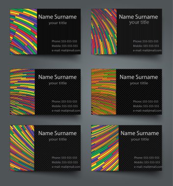 Modern basit ışık kartvizit şablonu