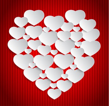 Kalpli sevgililer günü arkaplanı