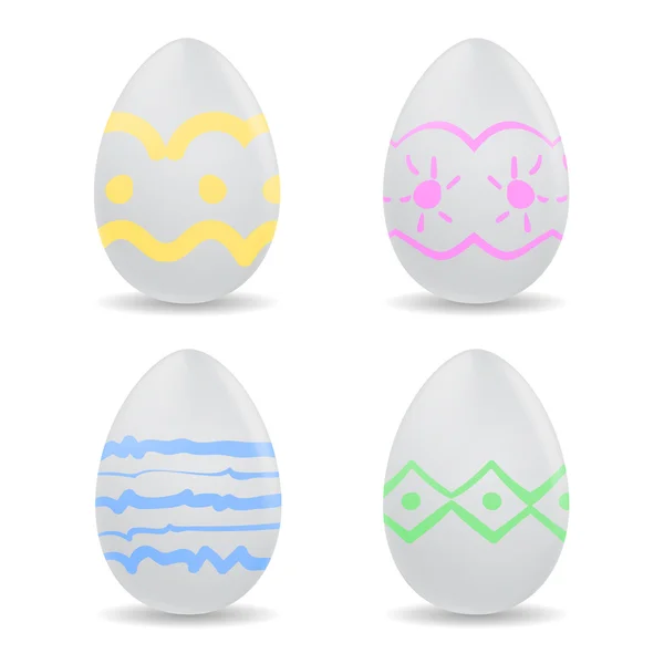 Vector illustration - easter egg — Stock Vector