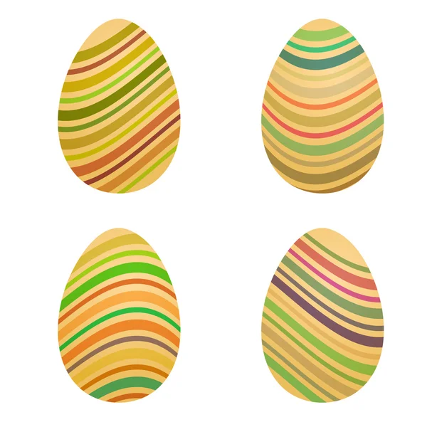 Illustration vectorielle - oeufs de Pâques — Image vectorielle