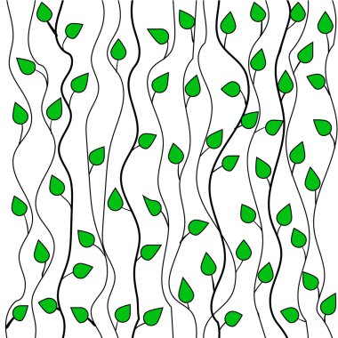 Çiçeksiz desen. vektör arkaplanı