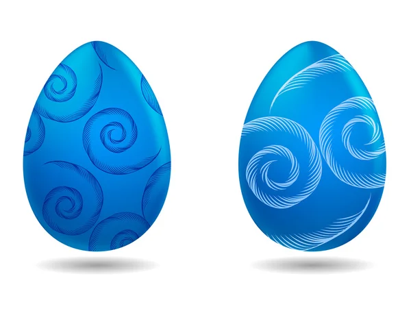 Ilustración vectorial: huevos de Pascua — Archivo Imágenes Vectoriales